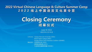 2022年中国语言文化线上夏令...